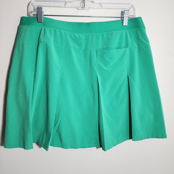 RLX Ralph Lauren green pleated back golf / tennis skort woman's size large - Picture 4 of 10